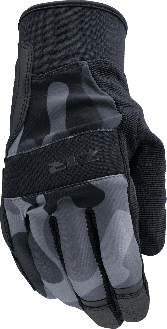 Z1R 3330-7564 Billet Gloves - Camo Black/Gray - 2XL