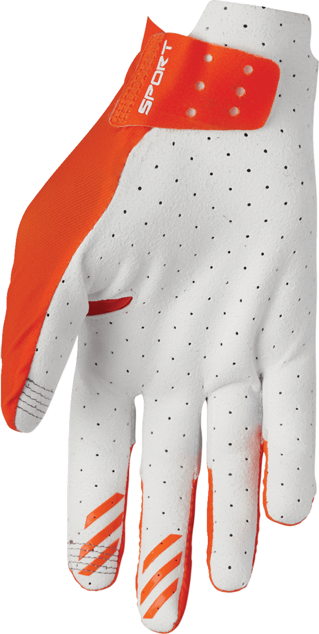 THOR 3330-8121 Sportmode Vented Gloves - Iconic Orange - XS — image 4 of 6