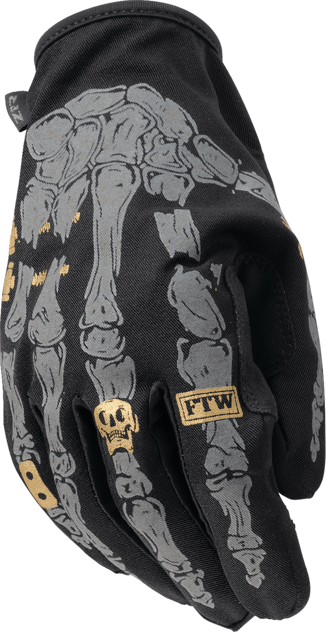 Z1R 3330-8140 Reflective Gloves - Black/Silver - Medium