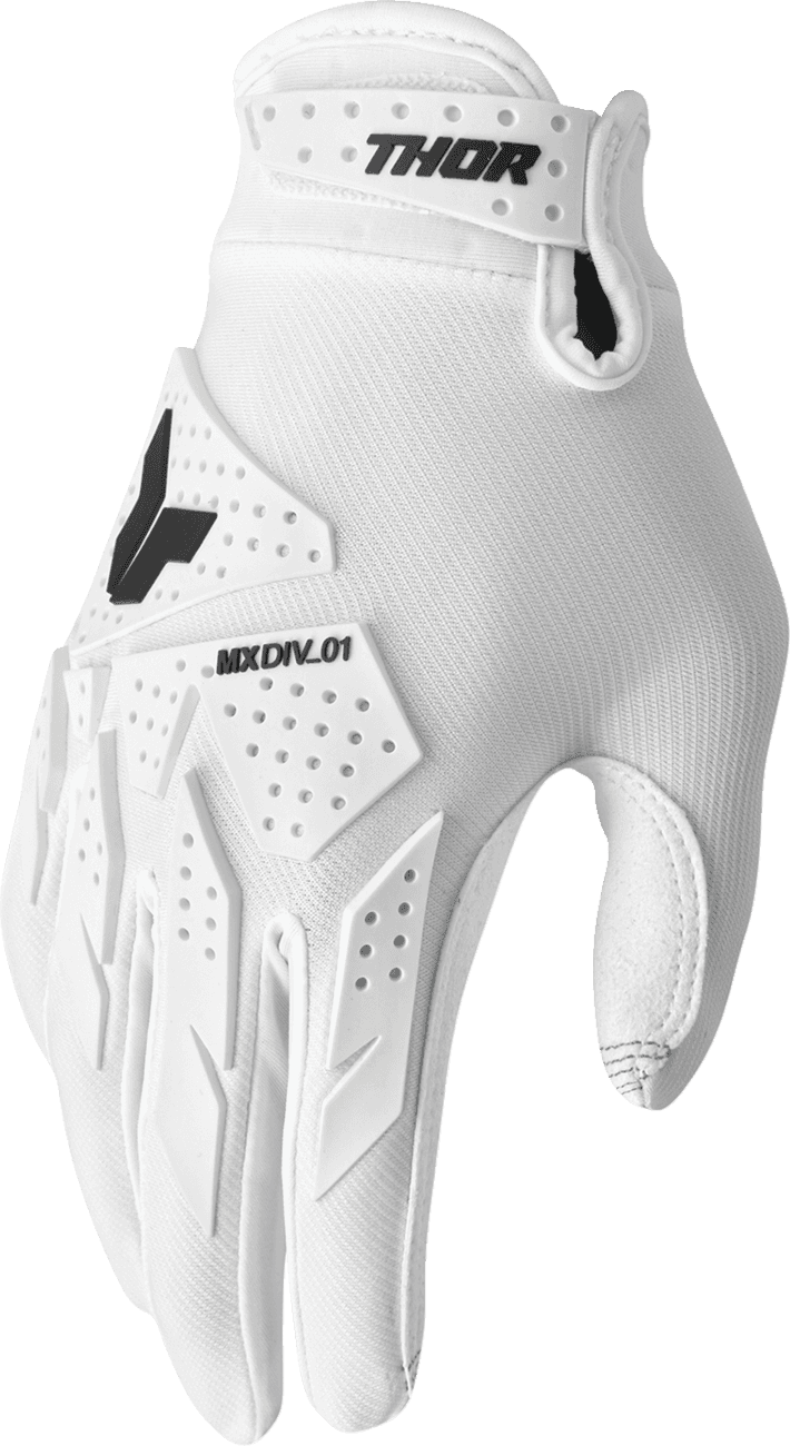 THOR 3330-8156 Launchmode XP Gloves - White - Medium