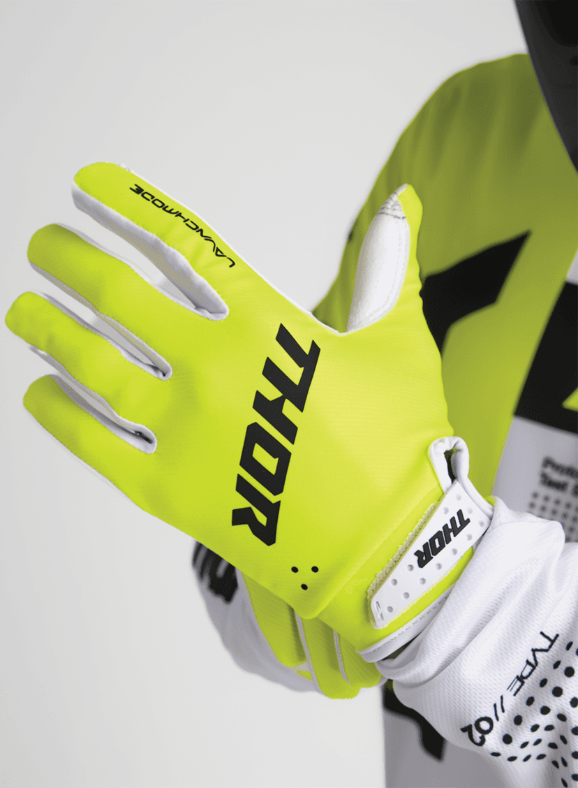 THOR 3330-8186 Launchmode Gloves - Acid - XL — image 4 of 8