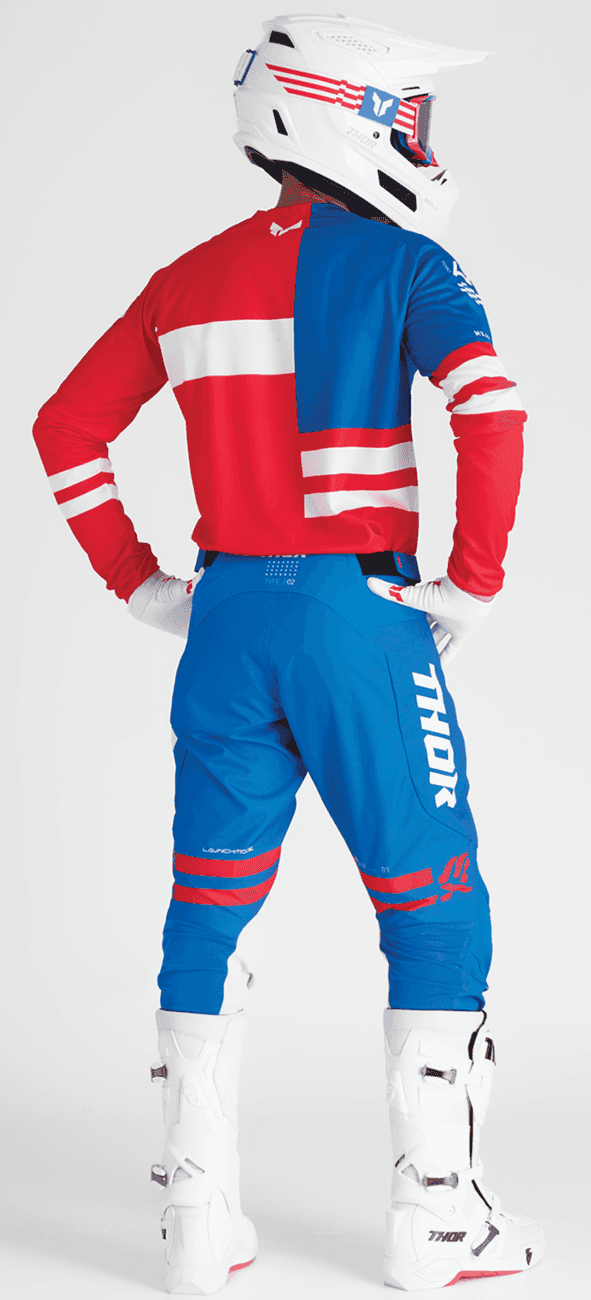 THOR 3330-8208 Launchmode Gloves - Patriot - Medium — image 8 of 8