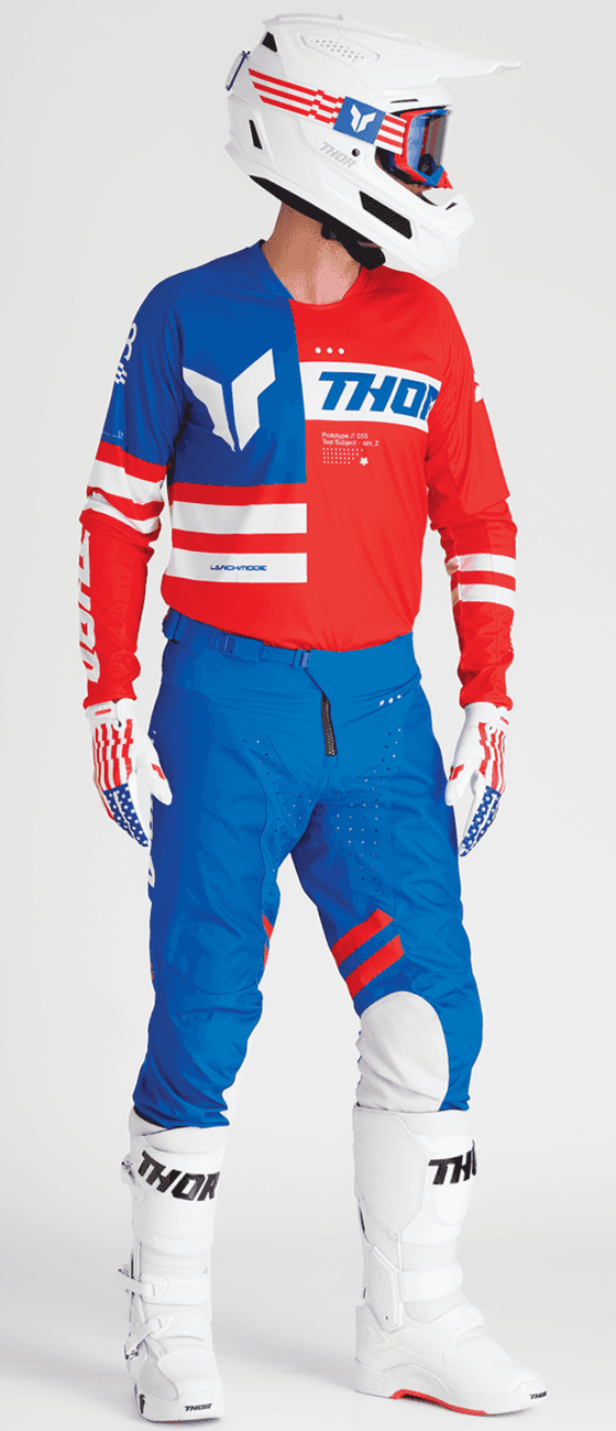 THOR 3330-8208 Launchmode Gloves - Patriot - Medium — image 6 of 8