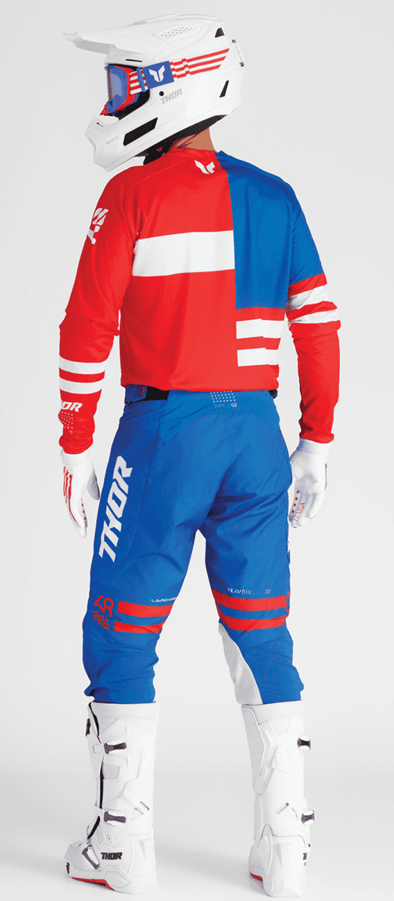 THOR 3330-8208 Launchmode Gloves - Patriot - Medium — image 7 of 8