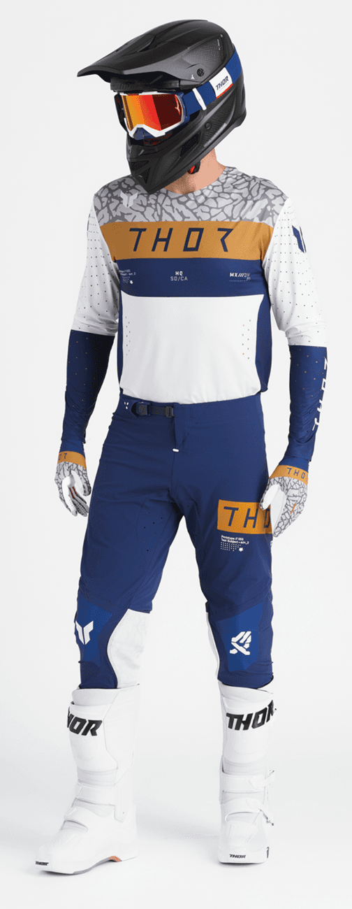THOR 3330-8241 Sportmode Bravo Gloves - Navy/Copper - 2XL — image 5 of 8