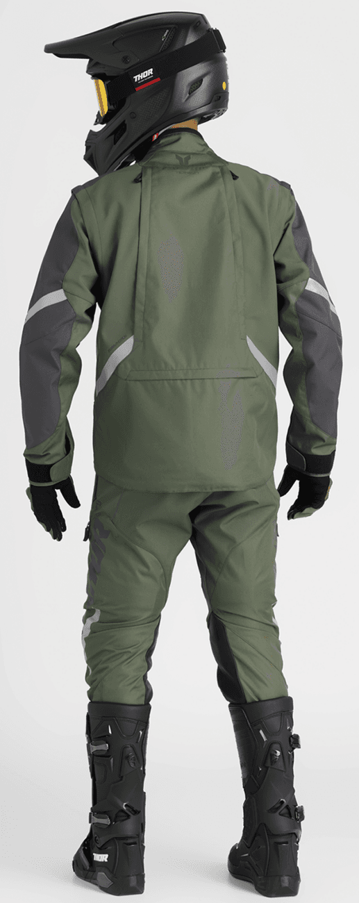 THOR 3330-8254 Terrain Gloves - Army/Charcoal - 2XL — image 7 of 8