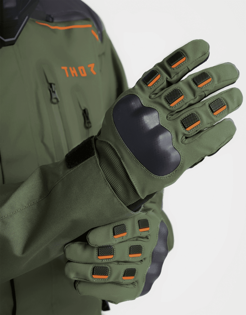 THOR 3330-8268 Range Gloves - Army/Orange - 2XL — image 4 of 8