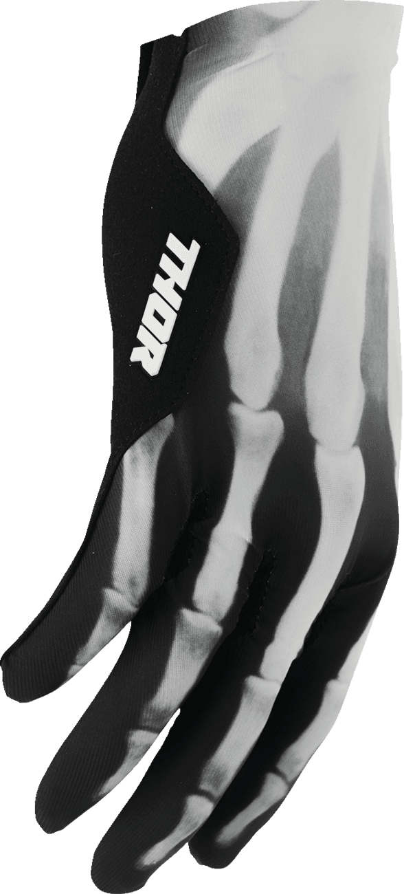 THOR 3330-8294 Sportmode X-RAY Gloves - Black/White - 2XL — image 3 of 4