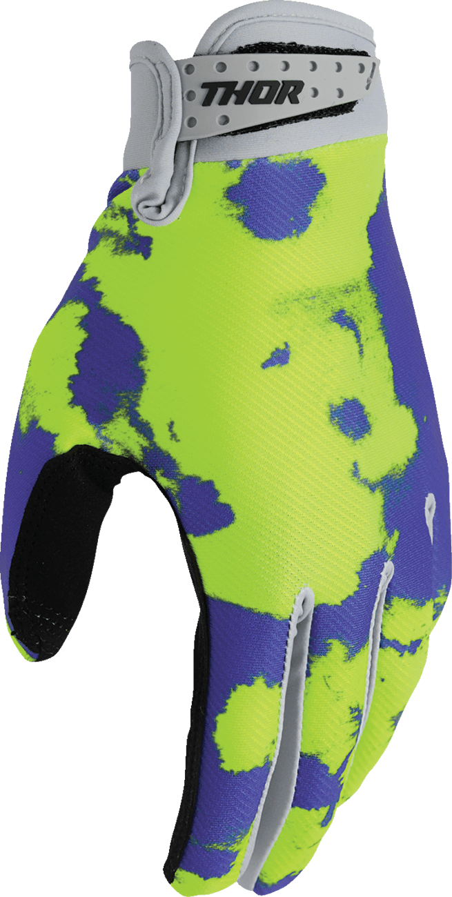 THOR 3330-8324 Launchmode Bleach Gloves - Gray/Acid - 2XL — image 4 of 10