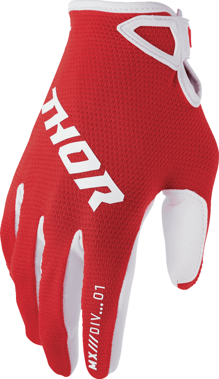 THOR 3330-8341 Ridemode Static Gloves - Red - XL