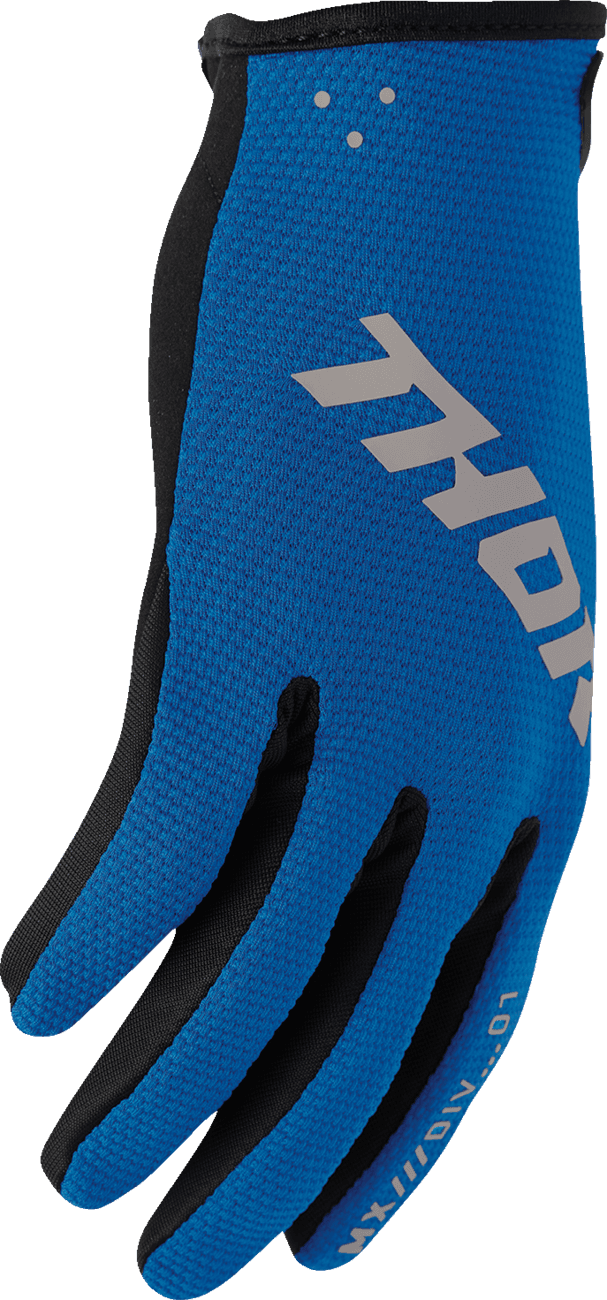 THOR 3330-8348 Ridemode Static Gloves - Blue - 2XL — image 3 of 6