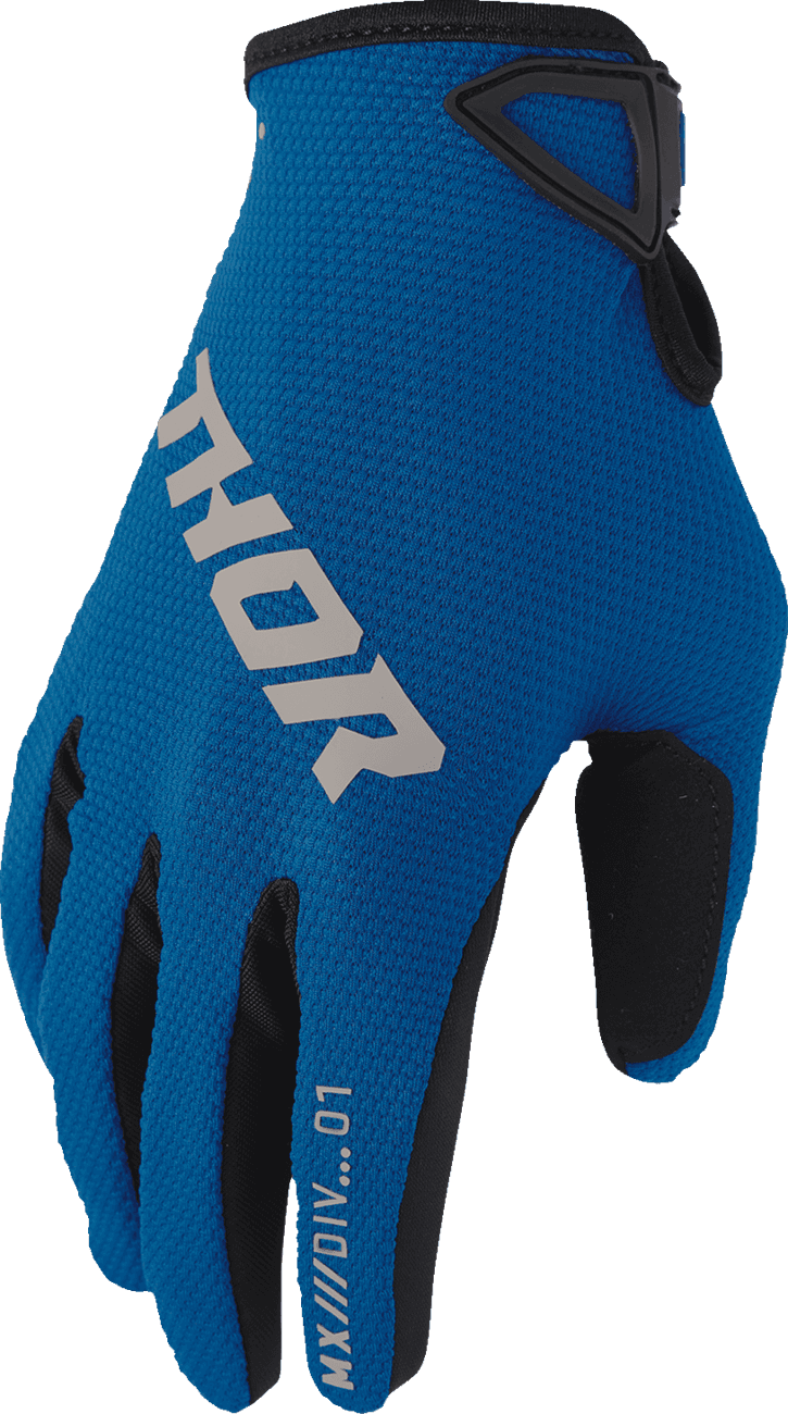 THOR 3330-8348 Ridemode Static Gloves - Blue - 2XL