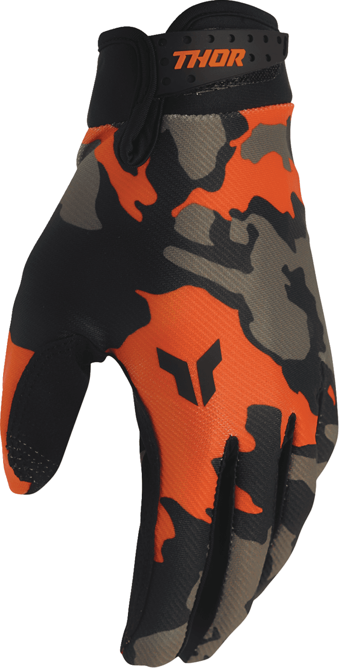 THOR 3330-8522 Launchmode Hunter Gloves - Orange/Black - Small — image 4 of 4
