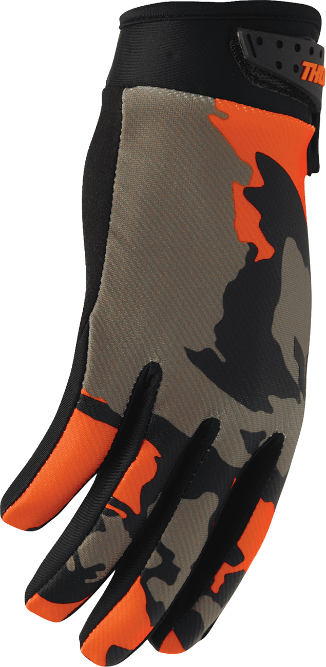 THOR 3330-8523 Launchmode Hunter Gloves - Orange/Black - Medium — image 3 of 4