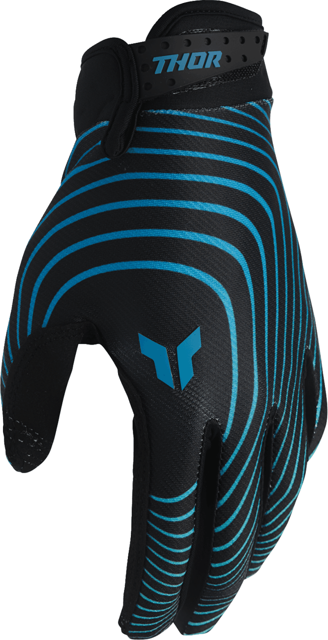 THOR 3330-8531 Launchmode Identity Gloves - Teal/Black - Large — image 2 of 4