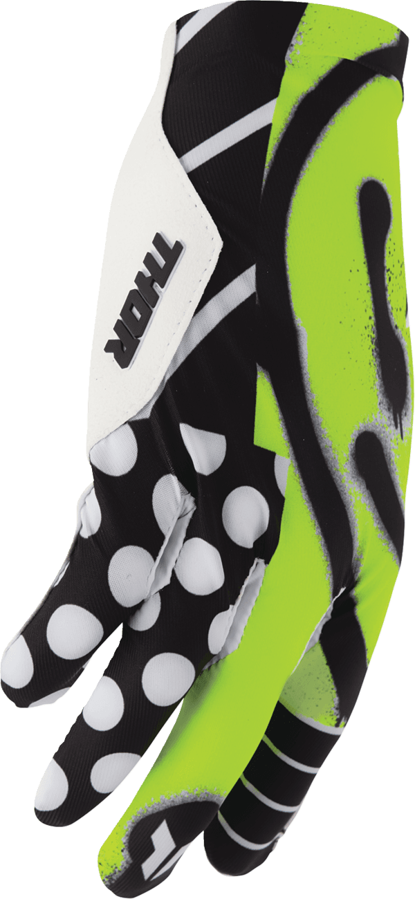 THOR 3330-8552 Sportmode Anarchy Gloves - Black/White - Large — image 3 of 7