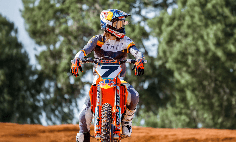 THOR 3330-8558 Sportmode Inferno Gloves - Orange/Purple - Large — image 7 of 11