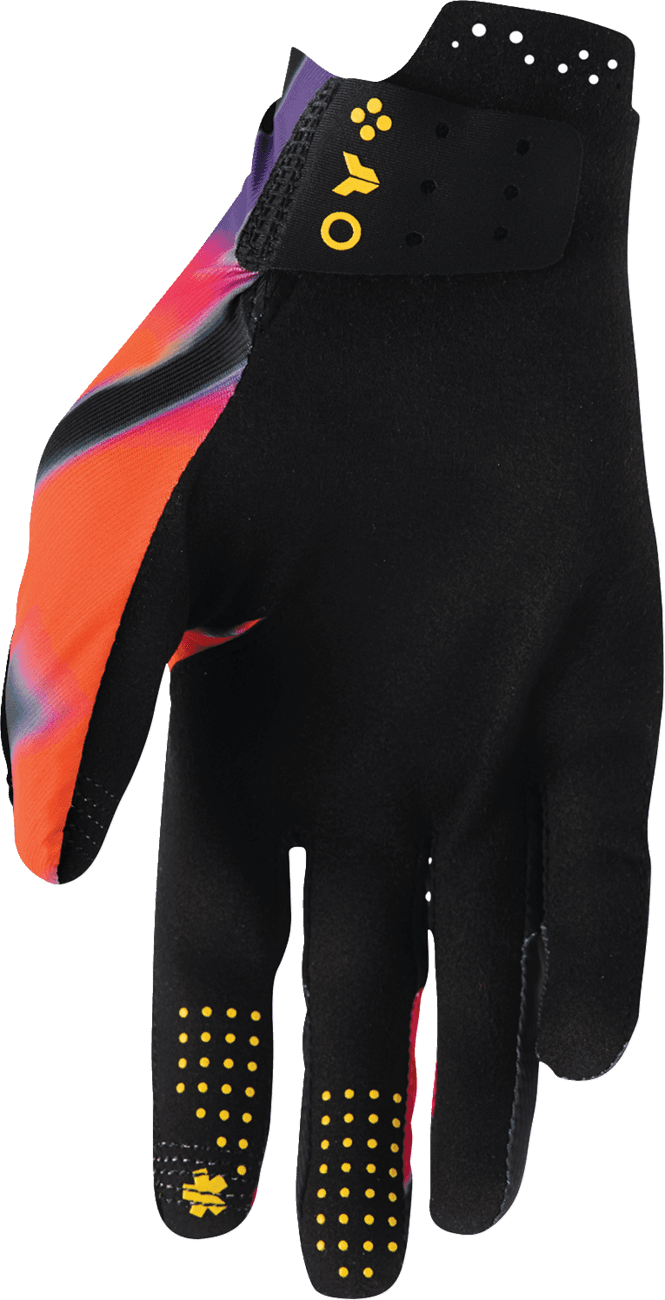 THOR 3330-8560 Sportmode Inferno Gloves - Orange/Purple - 2XL — image 2 of 11