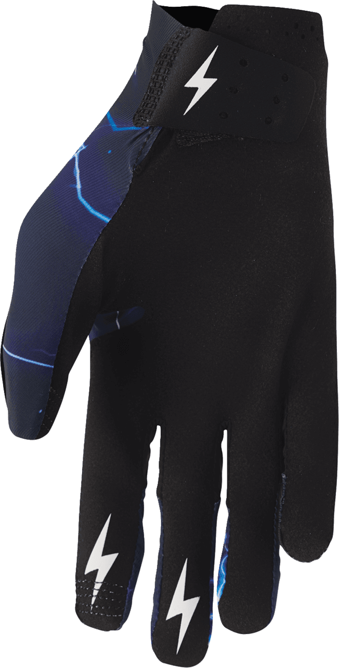 THOR 3330-8564 Sportmode Surge Gloves - Black/Blue - Large — image 2 of 4