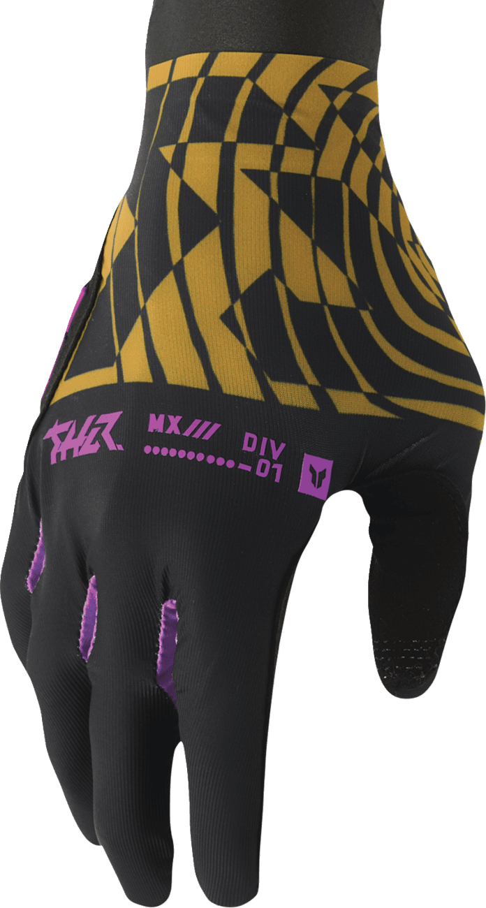 THOR 3330-8567 Sportmode Mind Control Gloves - Black/Caramel - XS — image 1 of 3