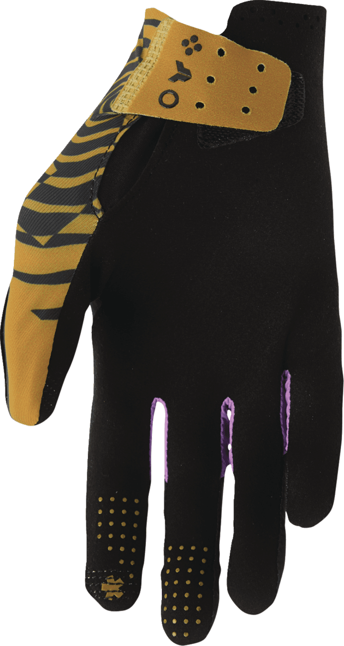 THOR 3330-8568 Sportmode Mind Control Gloves - Black/Caramel - Small — image 3 of 3