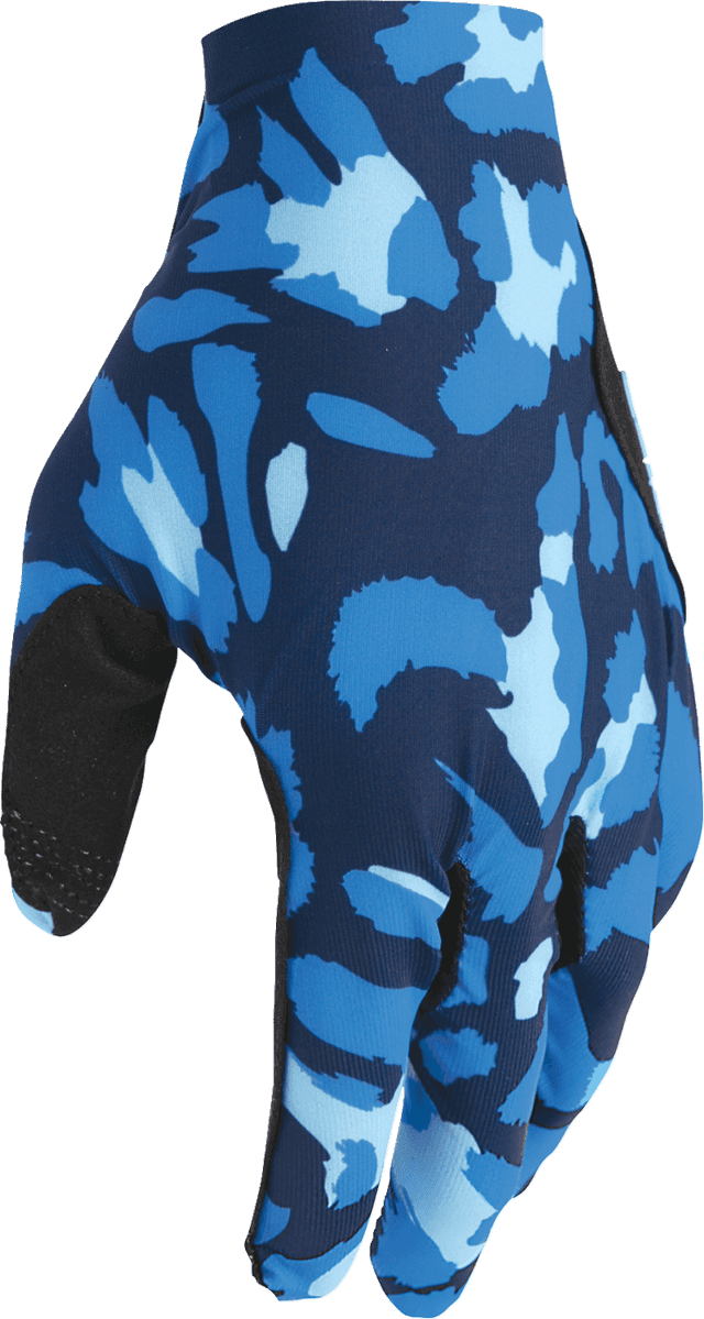THOR 3330-8580 Sportmode Cheetah Gloves - Midnight/Blue - Small — image 3 of 4