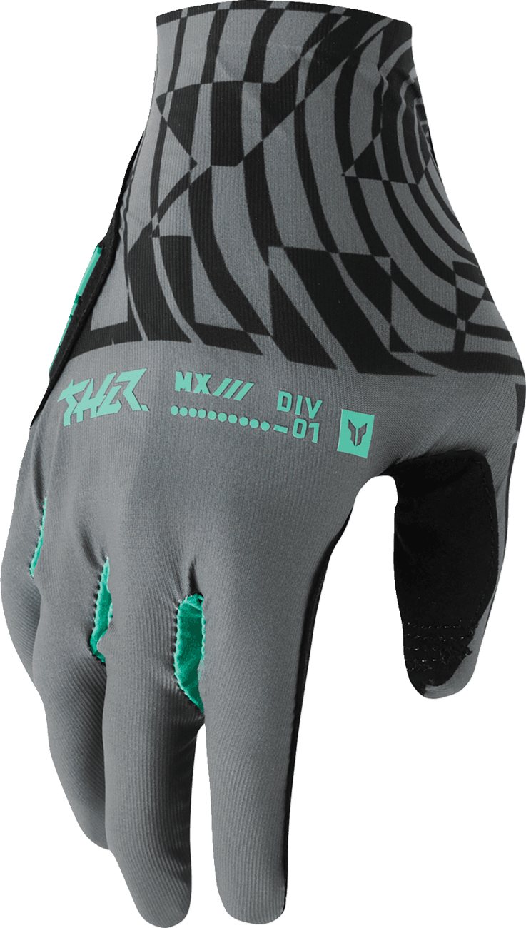 THOR 3330-9100 Sportmode Mind Control Gloves - Charcoal/Black - XS — image 1 of 8