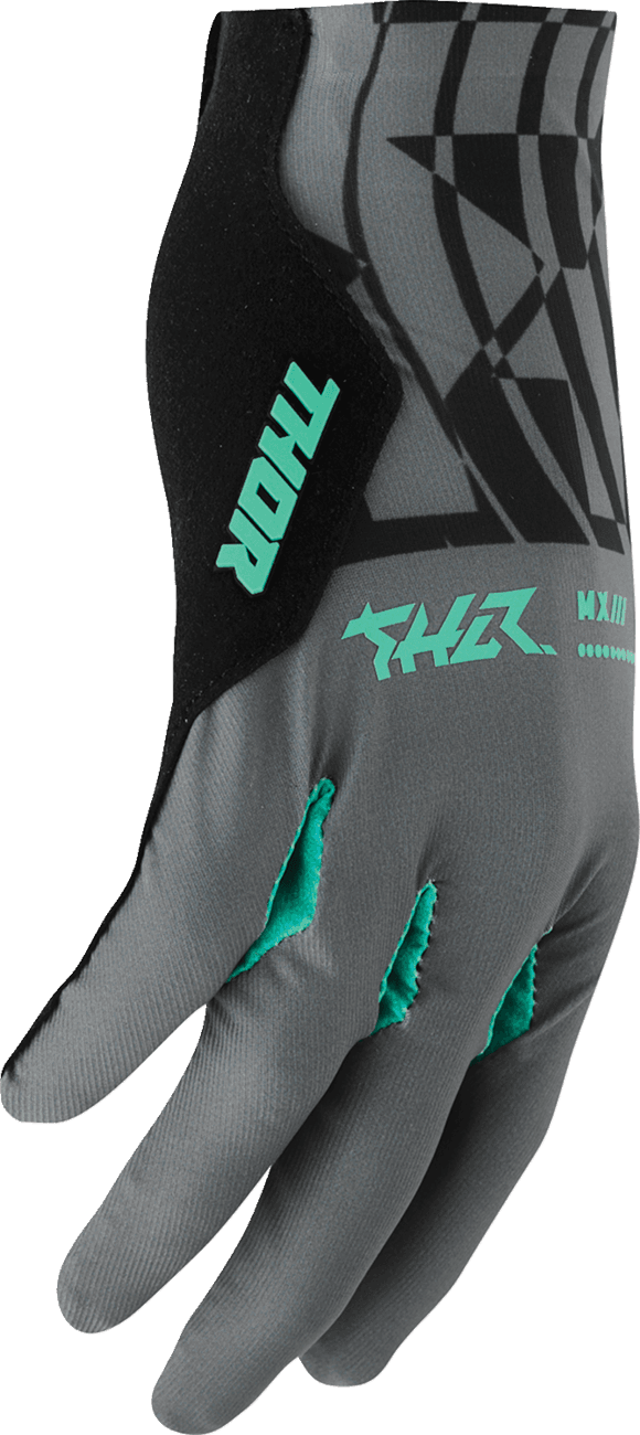 THOR 3330-9102 Sportmode Mind Control Gloves - Charcoal/Black - Medium — image 3 of 8