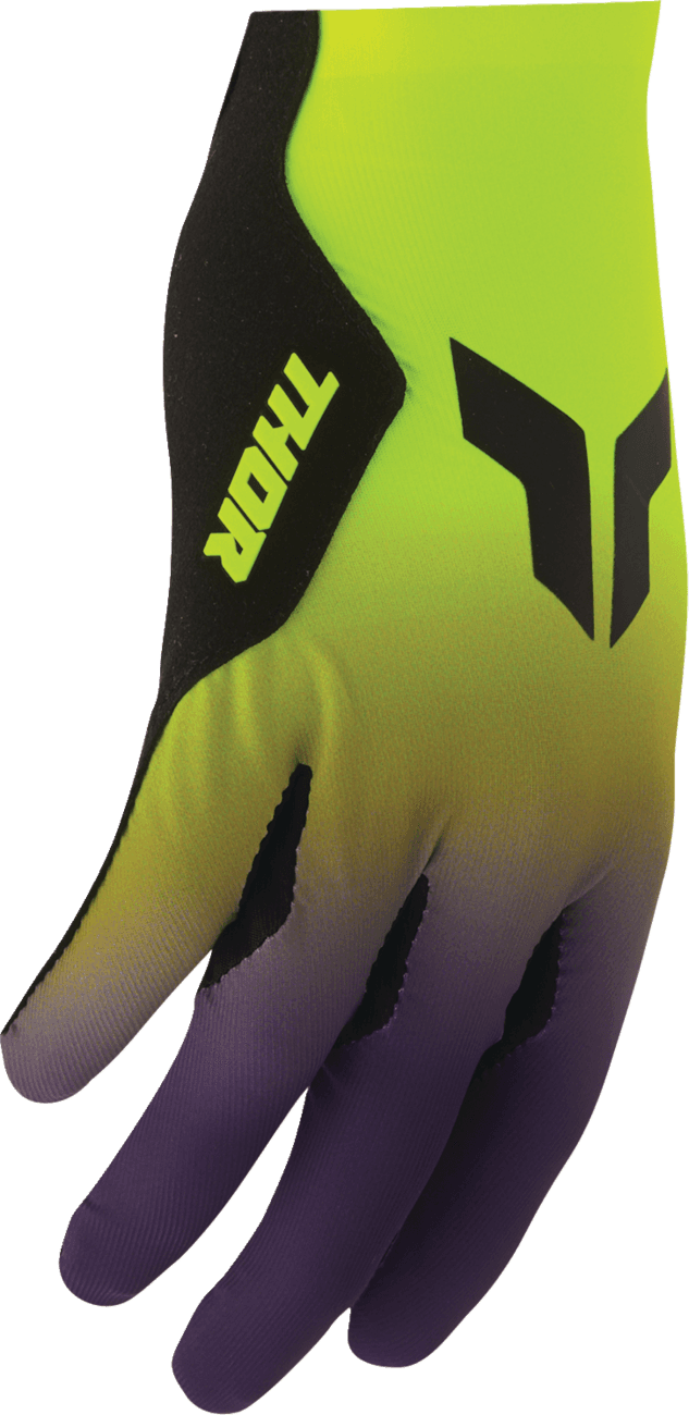 THOR 3330-9120 Sportmode Iconic Gloves - Acid/Purple - Medium — image 3 of 3