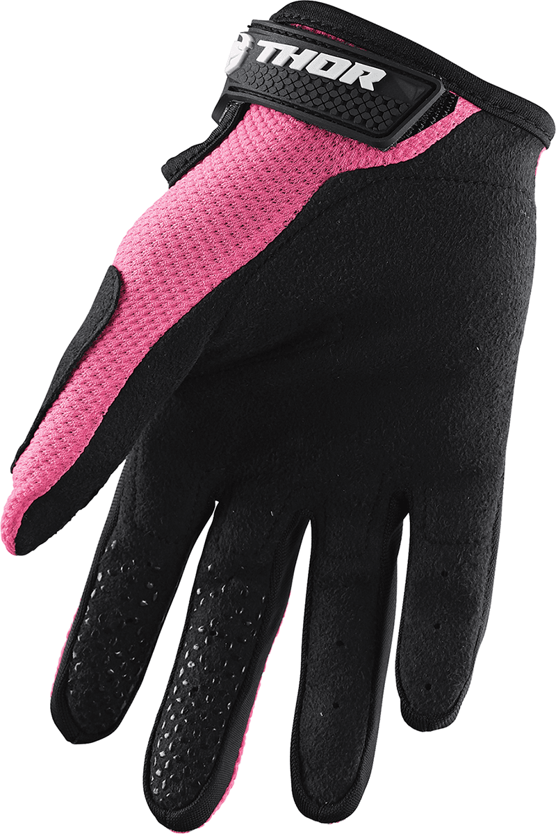 THOR 3331-0187 Women's Sector Gloves - Pink/Black - Small — image 2 of 2