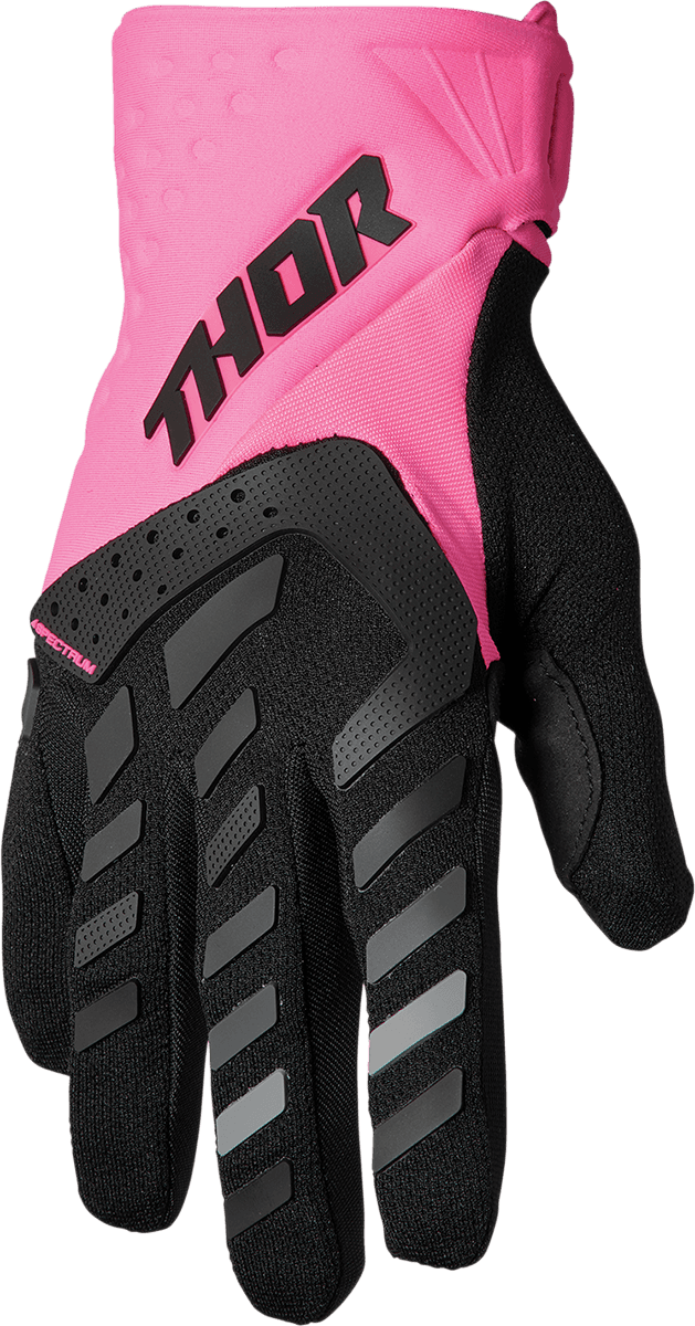 THOR 3331-0207 Women's Spectrum Gloves - Fluo Pink/Black - Small