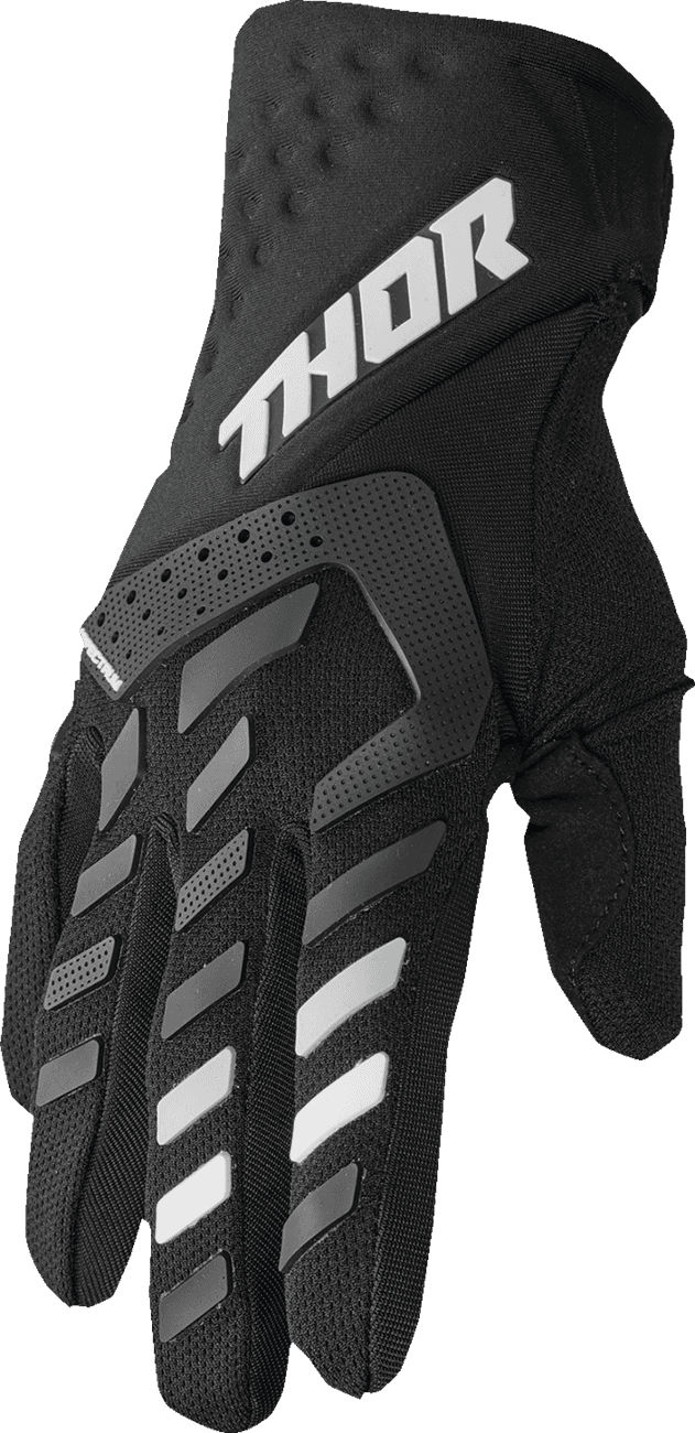 THOR 3331-0230 Women's Spectrum Gloves - Black/White - Small