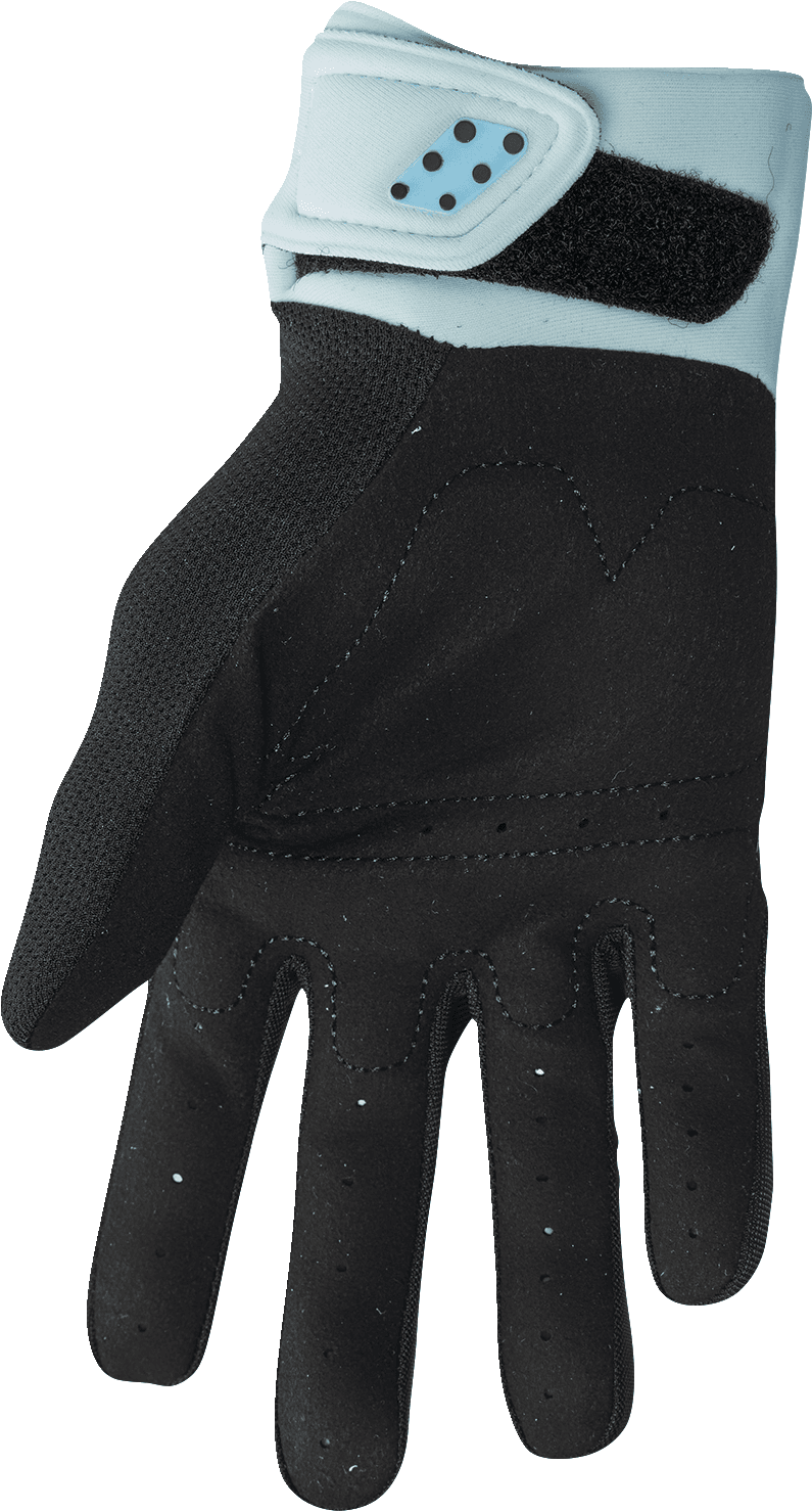 THOR 3331-0236 Women's Spectrum Gloves - Black/Light Mint - Large — image 2 of 3