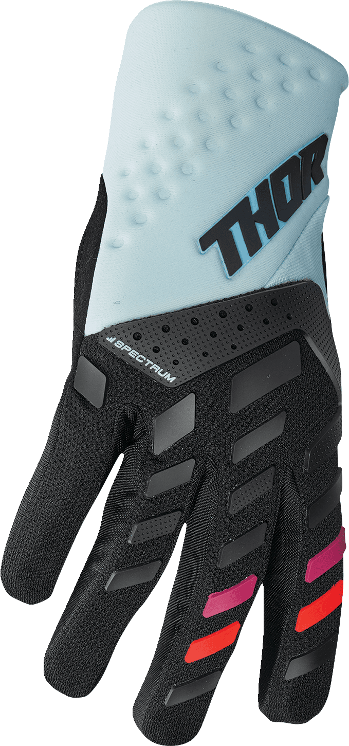 THOR 3331-0236 Women's Spectrum Gloves - Black/Light Mint - Large — image 3 of 3