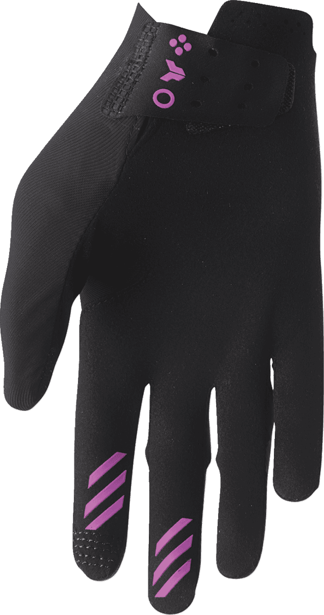 THOR 3331-0285 Women's Sportmode Iconic Gloves - Black/Orchid - Medium — image 2 of 7