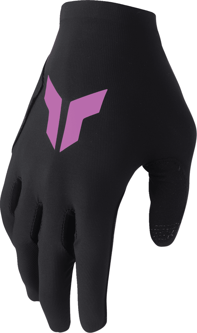 THOR 3331-0286 Women's Sportmode Iconic Gloves - Black/Orchid - Large