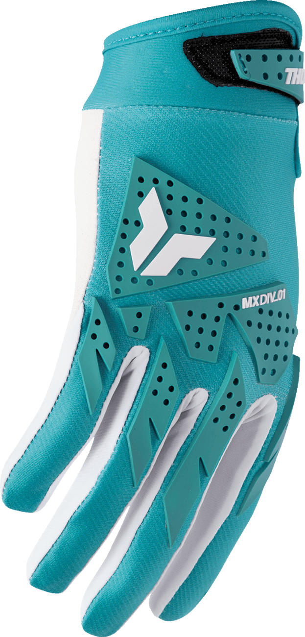 THOR 3331-0293 Women's Launchmode XP Gloves - Aqua - Medium — image 3 of 6