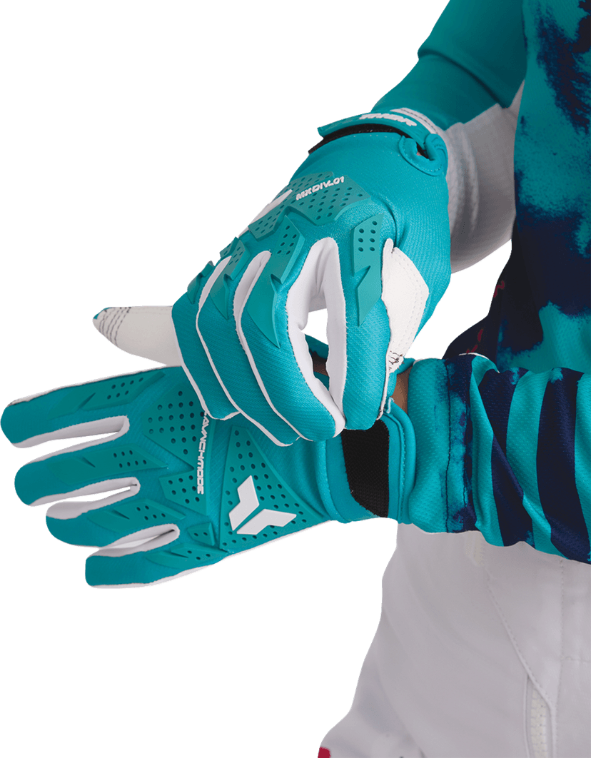 THOR 3331-0295 Women's Launchmode XP Gloves - Aqua - XL — image 4 of 6