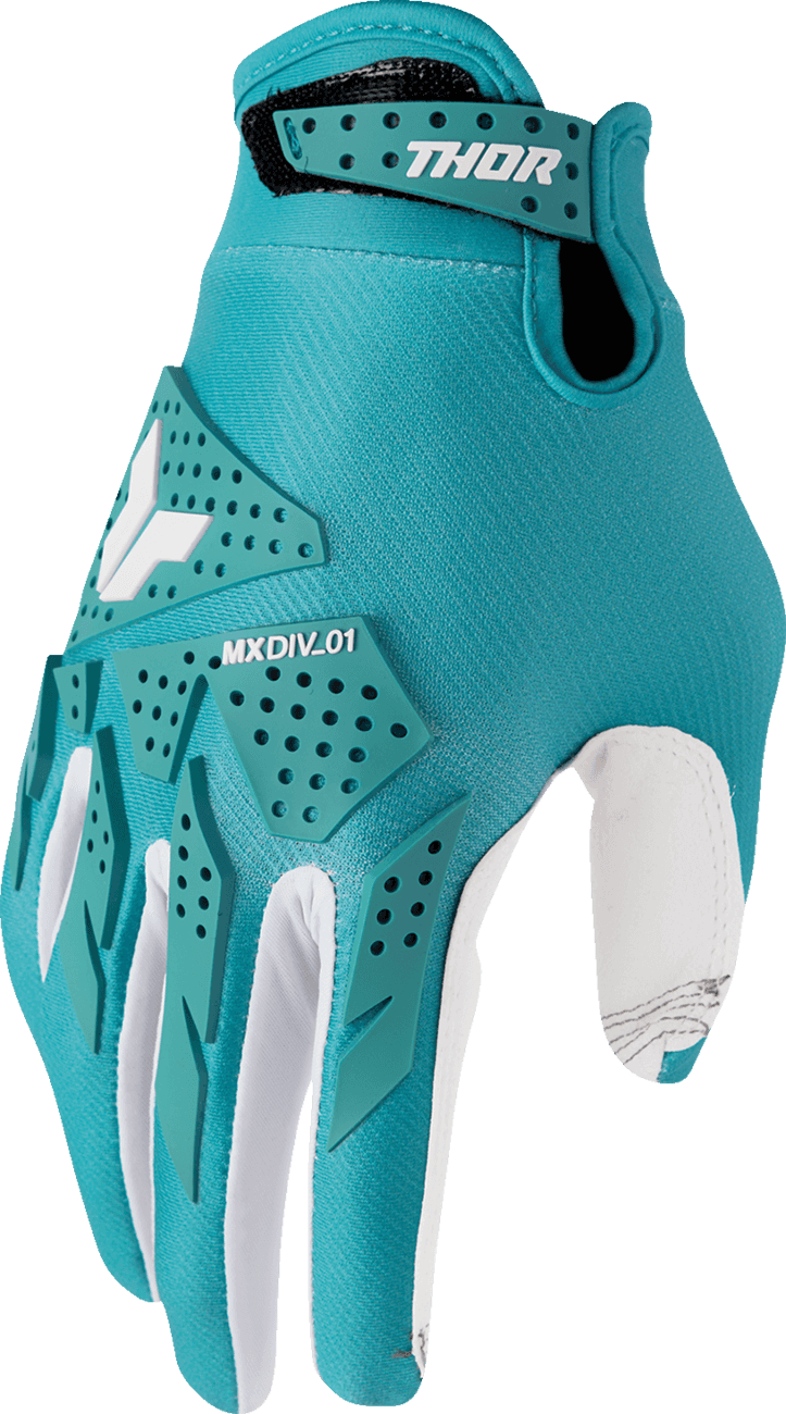 THOR 3331-0295 Women's Launchmode XP Gloves - Aqua - XL