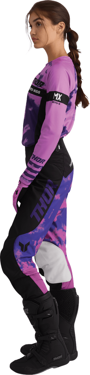 THOR 3331-0298 Women's Launchmode XP Gloves - Orchid - Large — image 6 of 7