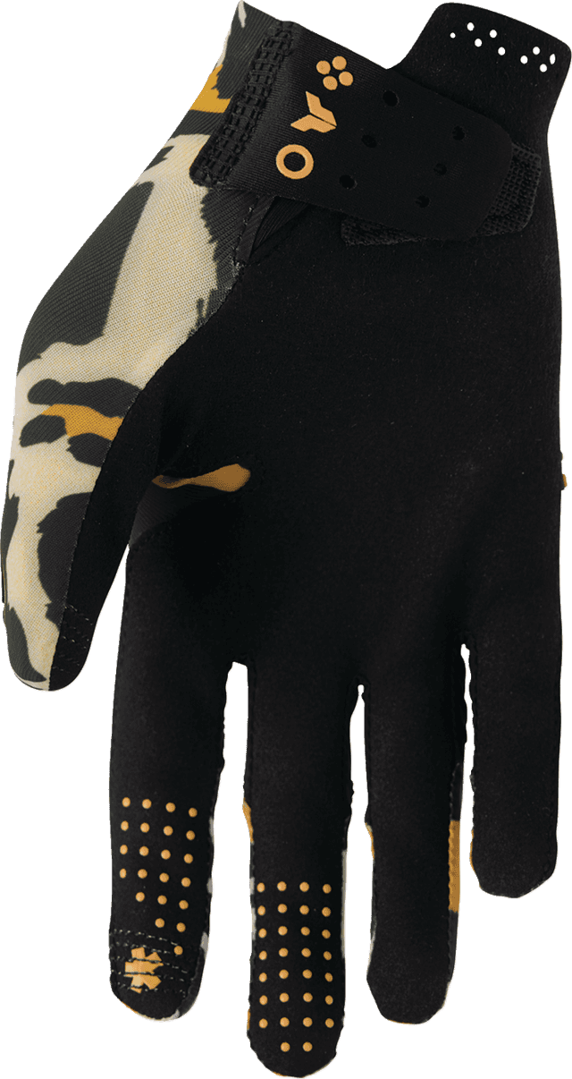 THOR 3331-0309 Women's Sportmode Cheetah Gloves - Tan/Black - Medium — image 2 of 4