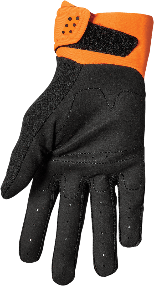 THOR 3332-1614 Youth Spectrum Gloves - Orange/Black - Small — image 2 of 2