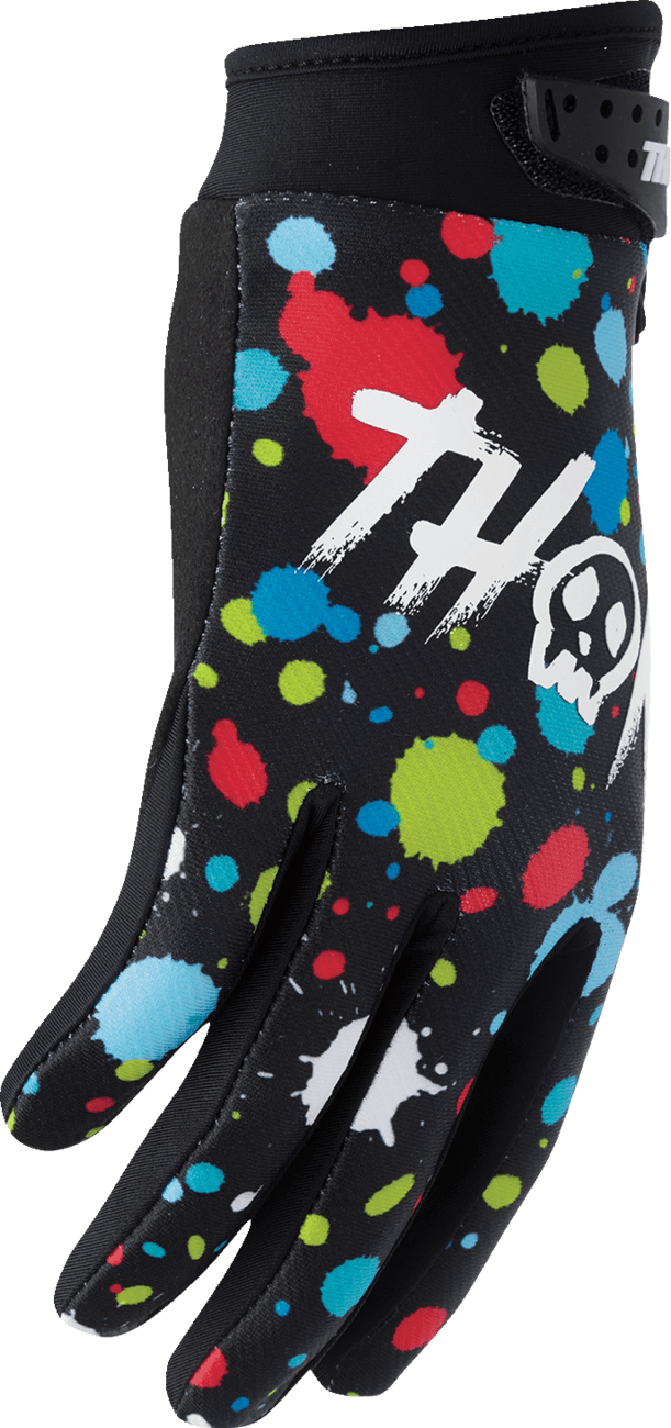 THOR 3332-1920 Youth Launchmode Splat Gloves - Multi - Medium — image 3 of 3