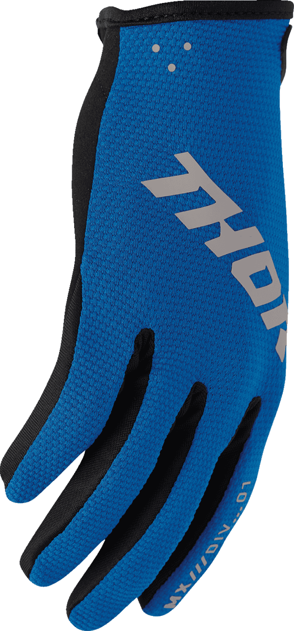 THOR 3332-1991 Youth Ridemode Static Gloves - Blue - 2XS — image 3 of 3