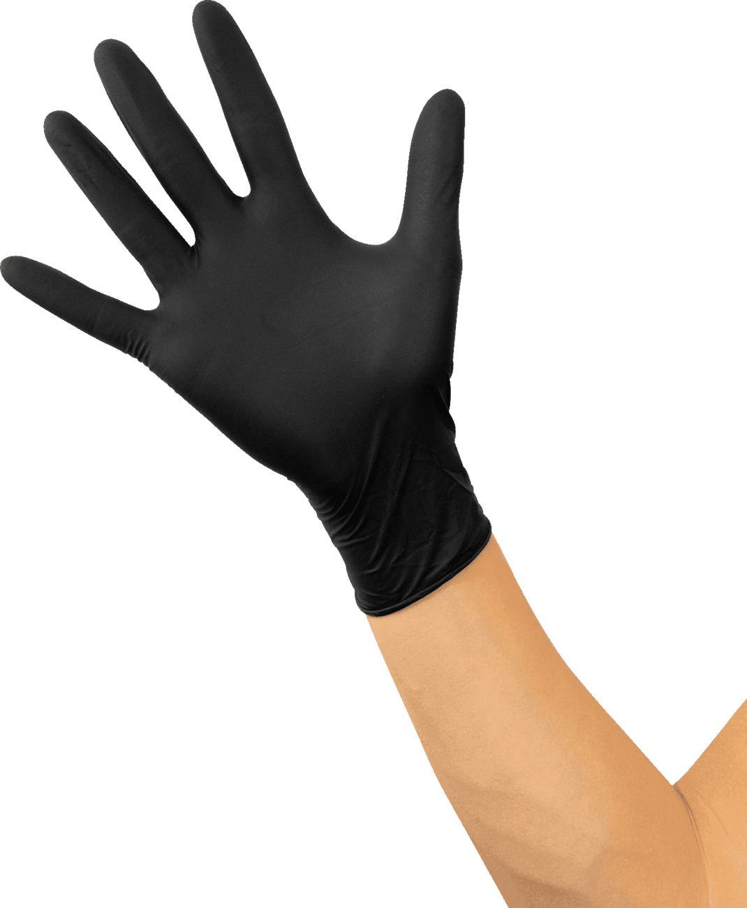 PARTS UNLIMITED 3350-0437 Nitrile Gloves - 6.5 MIL - Large - 100-Pack