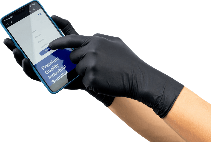 PARTS UNLIMITED 3350-0438 Nitrile Gloves - 6.5 MIL - XL - 100-Pack — image 4 of 4