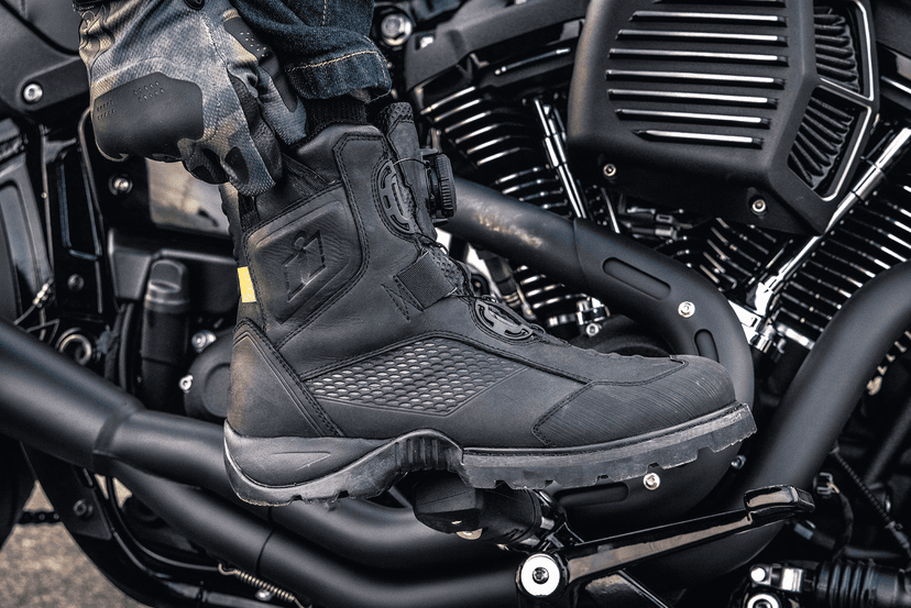 ICON 3403-1151 Stormhawk Boots - Black - Size 8.5 — image 10 of 12