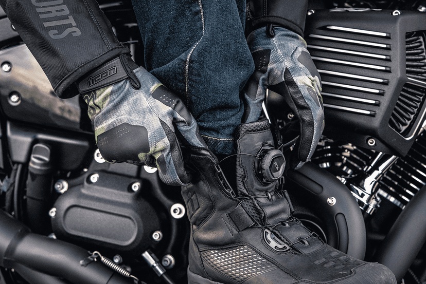 ICON 3403-1152 Stormhawk Boots - Black - Size 9 — image 11 of 12