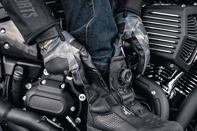 ICON 3403-1153 Stormhawk Boots - Black - Size 9.5 — image 11 of 12
