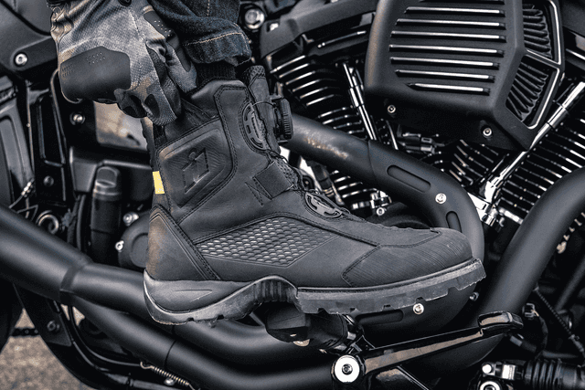 ICON 3403-1154 Stormhawk Boots - Black - Size 10 — image 10 of 12